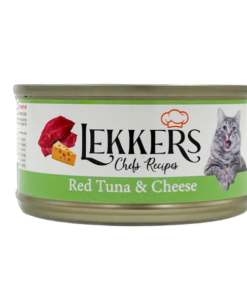 LEKKERS - מעדן חתולים טונה אדומה וגבינה(12) - 85 גרם