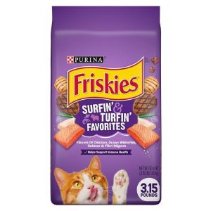 פריסקיז מעדני החתול Surfin &amp Turfin לחתולים - 10 ק"ג