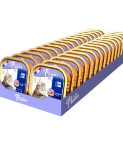 מגש פלסיר מעדן פטה עם טונה לחתולים 100 גרם * 32 יח