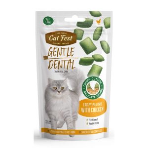 קט פסט חטיף כריות דנטליות לחתולים עוף - 30 גרם