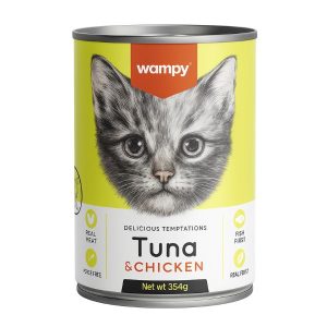 וונפי שימורים לחתולים פטה טונה ועוף - 375 גרם