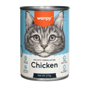 וונפי שימורים לחתולים פטה עוף - 375 גרם