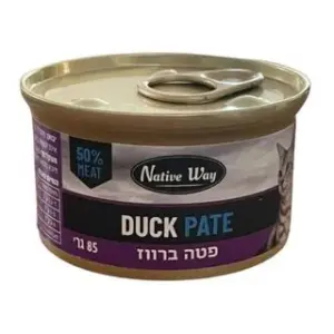 נייטיב פטה ברווז לחתול 85 גרם