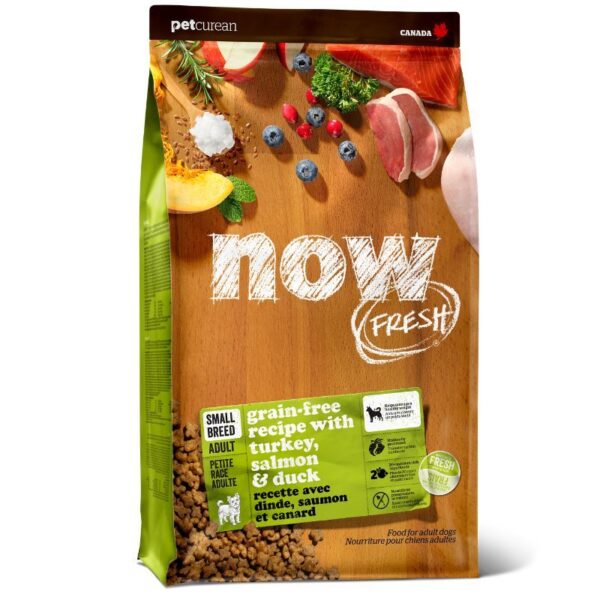 נאו פרש בוגר גזע קטן הודו, סלמון וברווז 10 ק"ג - now fresh turkey, salmon duck