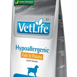 וט לייף היפואלרגני דג ותפוח אדמה 2 ק"ג-Vet Life Hypoallergenic Fish & Potato