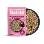 נטסבי חזיר והודו מזון טבעי מאודה 500 גרם - Natsbi Pork and Turkey