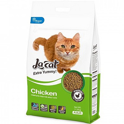 לה קט חתול בוגר עוף 7.2 ק"ג-La Cat Adult Cat Chicken
