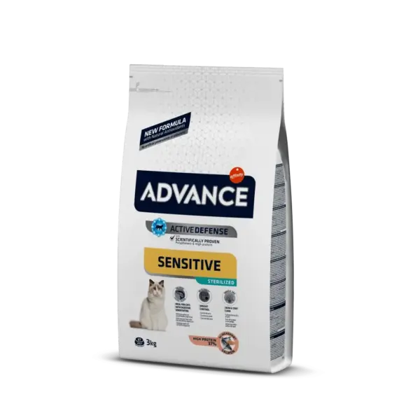 אדוונס בוגר סנסטיב סלמון 3 ק"ג - Advance Salmon