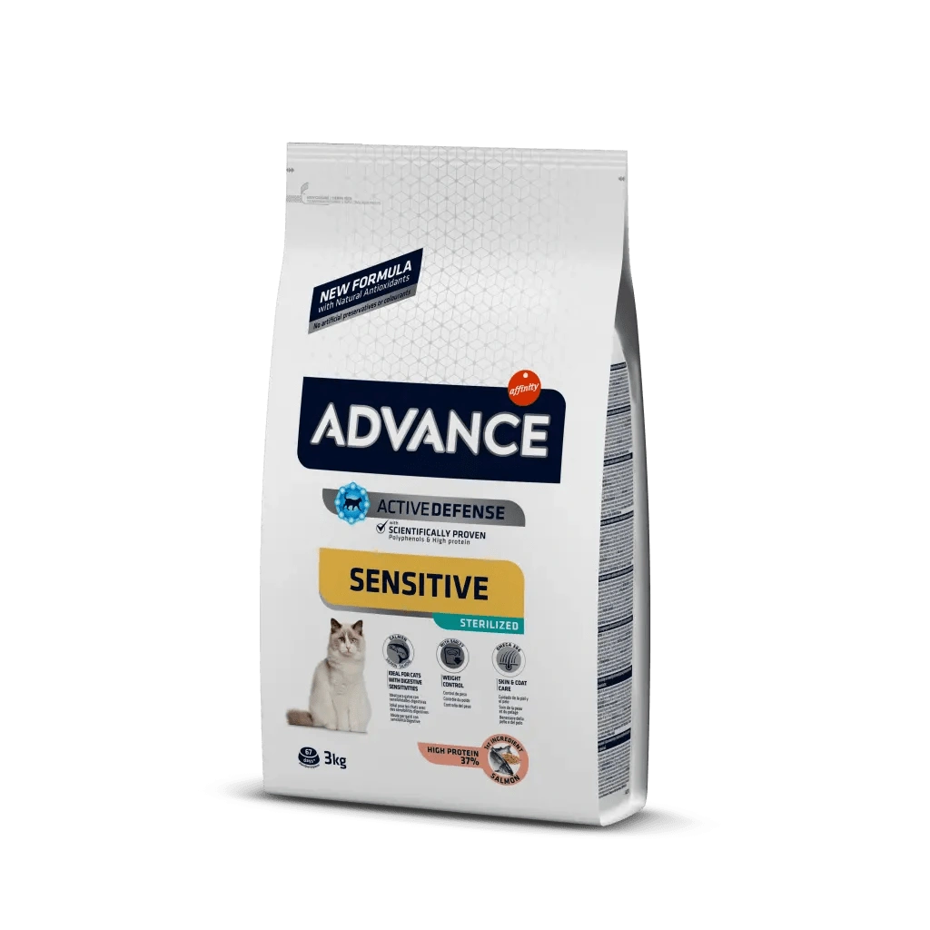 אדוונס בוגר סנסטיב סלמון 3 ק"ג - Advance Salmon