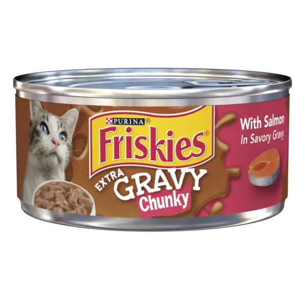 פריסקיז צ'אנקי סלמון עם אקסטרה רוטב-Friskies Chunky Extra Gravy Salmon