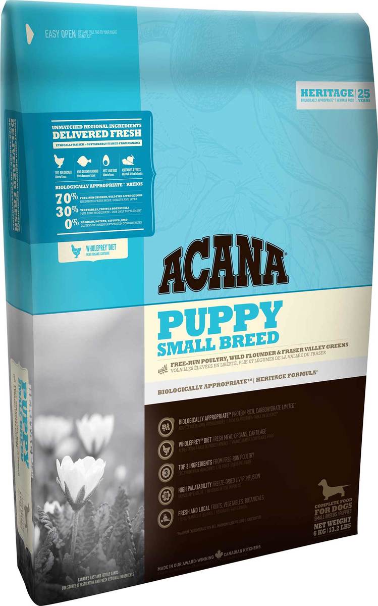 אקאנה הריטג' גור גזע קטן 2 ק"ג- Acana Heritage Puppy Mini