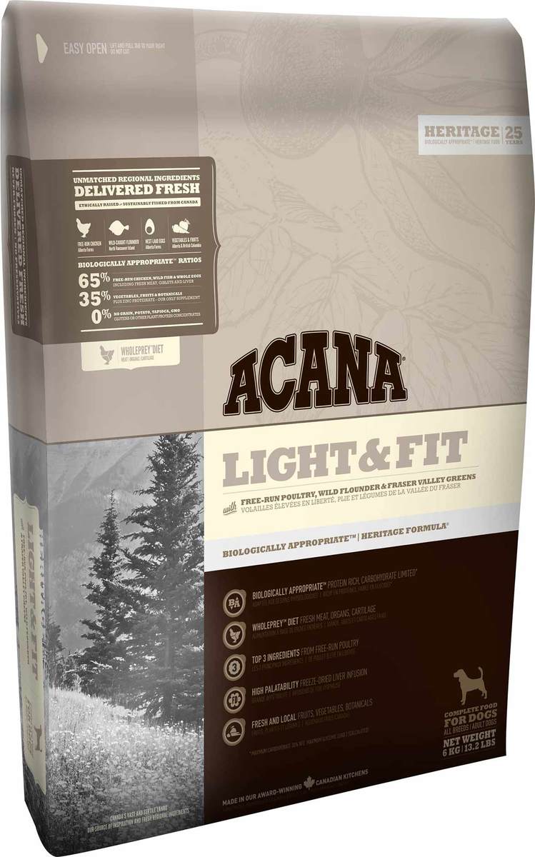 אקאנה הריטג' לייט 11.4 ק"ג- Acana Heritage Light