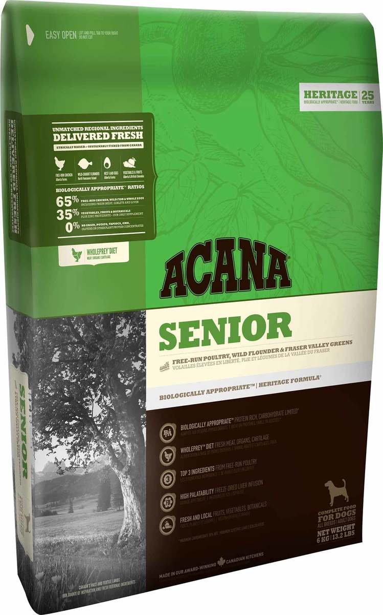 אקאנה הריטג' סניור 6 ק"ג-Acana Heritage Senior