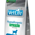 וט לייף היפואלרגני ביצה ואורז 12 ק"ג-Vet Life Hypoallergenic Egg & Rice