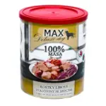 Falco Max מזון רטוב בשימורים שריר רזה עם לבבות - 800 גרם