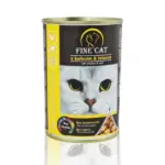 Fine Cat מעדן לחתולים חתיכות ברוטב עוף ועגל - 400 גרם