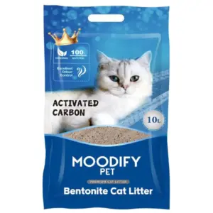 מודיפיי Moodify חול לחתולים מתגבש בתוספת פחם פעיל - 10 ליטר