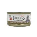 LEKKERS - מעדן חתולים דגי ים ועוף מעושן(23)- 85 גרם