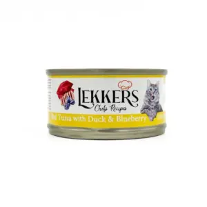 LEKKERS - מעדן חתולים טונה ברווז ואוכמניות(10) - 85 גרם