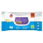 פופוס מגבונים לניקוי עמוק 80 יחידות בניחוח לוונדר