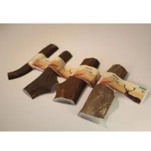 קרן אייל אדום חצויה 100% טבעי - M
