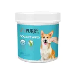 מגבונים לניקוי עיניים לכלבים Purry פיורי - 100 יח'