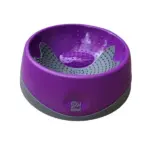 ליקי מט Oh Bowl קערת האכלה וליקוק דנטלית סגול - בינוני