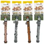 קולר לחתול Wild בצבעי פרא