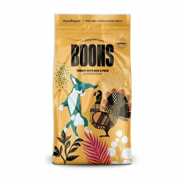 בונס Boons סניור היפואלרגני - 2 ק"ג