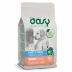 אואסי Oasy מזון כלבים סלמון גורים 12 ק"ג