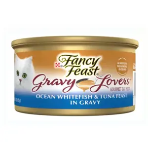 פנסי פיסט דג אוקיאנוס וטונה ברוטב עשיר 85 גרם Fancy Feast