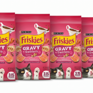 רביעיית פריסקיז Friskies Extra Crunch קראנצ'י מזון יבש לחתולים – סה"כ 5.6 ק"ג