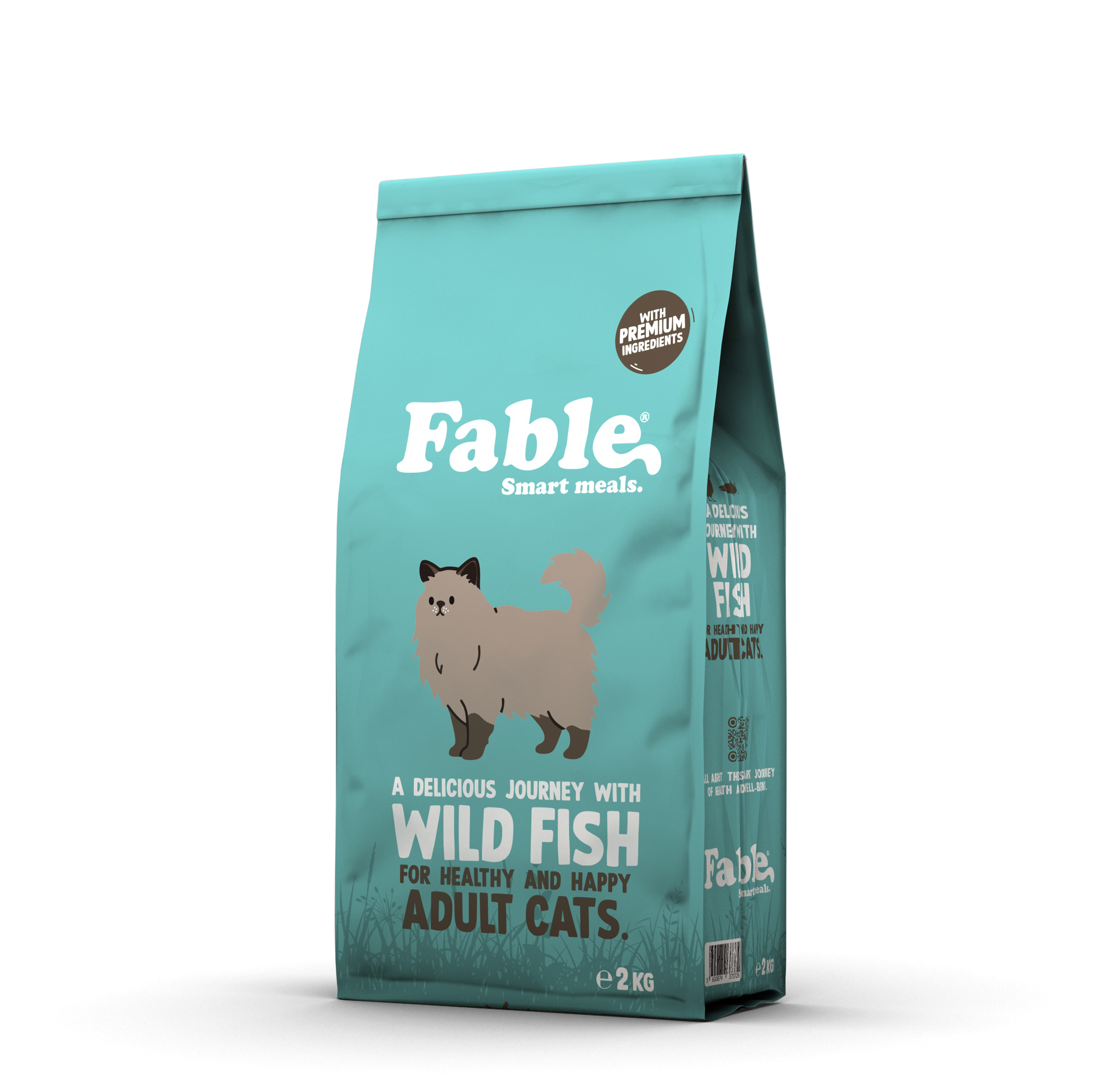 פייבל מזון יבש לחתולים בוגרים 2 ק"ג - WILD FISH