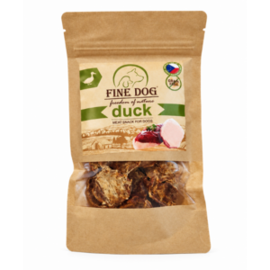 FINE DOG חטיף ברווז ללא דגנים לכלב – 100% רכיבים טבעיים